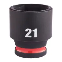Головка ударна ShW 3/8'' STD MILWAUKEE, 21мм в магазині TVOE