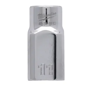 Головка торцева хромована 1/2'' 6гр. MILWAUKEE, 11мм №1