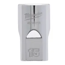 Головка торцева хромована 1/2'' 6гр. MILWAUKEE, 15мм в магазині TVOE
