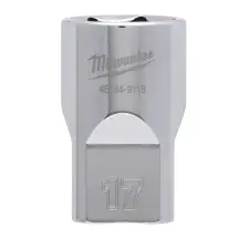 Головка торцева хромована 1/2'' 6гр. MILWAUKEE, 17мм купити в Києві