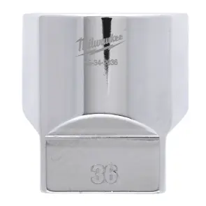 Головка торцева хромована 1/2'' 6гр. MILWAUKEE, 36мм №2
