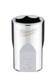 Головка торцева хромована 3/8'' 6гр. MILWAUKEE, 13мм №1