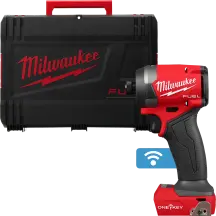 Шуруповерт ударний акумуляторний безщітковий 1/4" HEX MILWAUKEE, M18 ONEID3-0X, 226Нм (каркас, кліпса для ременя, тримач для біт