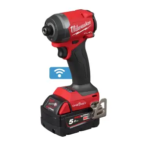 Шуруповерт ударний акумуляторний безщітковий 1/4" HEX MILWAUKEE, M18 ONEID3-502X, 226Нм (зарядний пристрій M12-18 FC, 2 акумулят №2