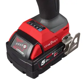 Шуруповерт ударний акумуляторний безщітковий 1/4" HEX MILWAUKEE, M18 ONEID3-502X, 226Нм (зарядний пристрій M12-18 FC, 2 акумулят №3