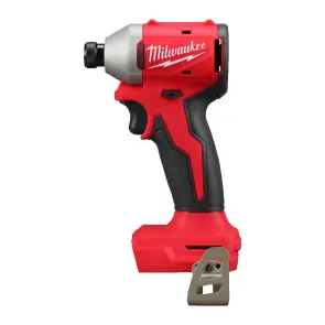 Шуруповерт ударний акумуляторний безщітковий 1/4'' HEX MILWAUKEE, M18 BLIDRC-0. 190Нм (каркас, кліпса для ременя, картонне пакув №6