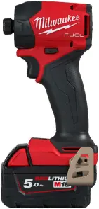 Шуруповерт ударний гідравлічний акумуляторний безщітковий MILWAUKEE, M18 FIDRQ-502X,113Нм (зарядний пристрій М12-18 FC, 2 акумул №2