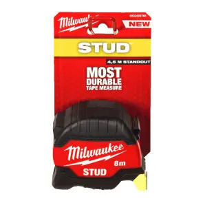 Рулетка STUD MILWAUKEE (Gen 3), 8м (33мм) №3
