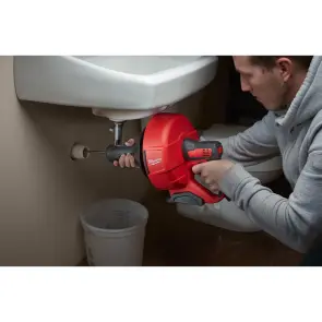 Машина прочистна акумуляторна MILWAUKEE, M12 BDC6-0C, трос 6м, (каркас, відро) №5