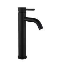 Змішувач для умивальника WEZER EKO11C-01-BLACK високий
