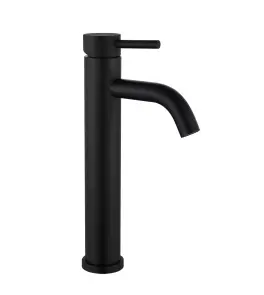 Змішувач для умивальника WEZER EKO11C-01-BLACK високий №1