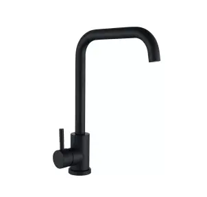 Змішувач для кухні WEZER EKO4B-01-BLACK Г-подібний №1