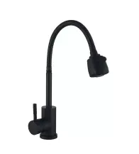 Смеситель для кухни с рефлекторным изливом WEZER EKO4D-01-BLACK