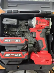 Набір акумуляторних безщіткових  інструментів Edon ED-COMBO ED-SM21 BL / UAG-21A BL / ED-JS21/38(Гвинтоверт ,Болгарка,Лобзик 6 акб 21В+ЗП) №8