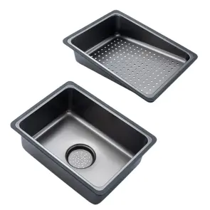 Кухонная мойка GAPPO PROFI GS 7547-19, 750х470, оружейная сталь №3