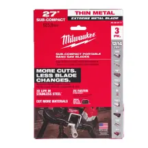 Холст для ленточных пил Bi-Metal PREMIUM MILWAUKEE, 687,57х2,1/1,8мм, (4-8мм толщина стенки), (3шт)