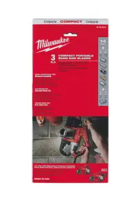 Полотно для ленточных пил MILWAUKEE, 898,52х1,8мм, (5-8мм толщина стенки), (3шт) №1