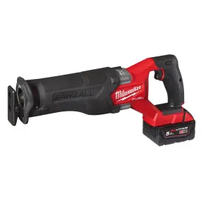 Пила сабельная аккумуляторная бесщеточная MILWAUKEE, M18 FHZ-502X (зарядное устройство M12-18 FC, 2 аккумулятора М18 В5 5Ач, холст, H №14