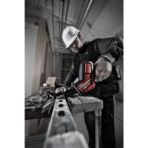 Пила сабельная аккумуляторная бесщеточная MILWAUKEE, M12 CHZ-602C (зарядное устройство С12 С, 2 аккумулятора М12 В6 6Ач, холст, HDкей №9
