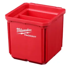 Контейнер 10x10см с вкладкой для мелких предметов PACKOUT MILWAUKEE, 2шт №2