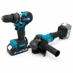 Набір PROFI-TEC Шуруповерт PCD4020BL + Болгарка DGA201BL (2×PT2020MP (2.0 Аг), зарядний пристрій) №1