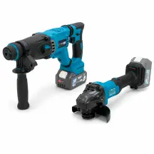 Набір PROFI-TEC Перфоратор PBH201BL + Болгарка DGA201BL (2×PT2040МP (4.0 Аг), зарядний пристрій)