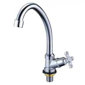 Кран для раковины WEZER JIK14-102, хром №1