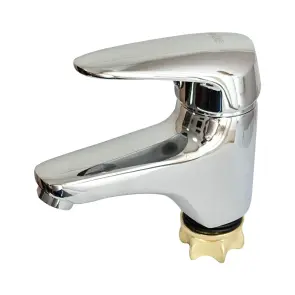 Змішувач для умивальника WEZER BIT-A270, Ø40, хром №1