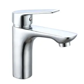 Смеситель для умывальника WEZER VRL119-10, Ø35, хром №1