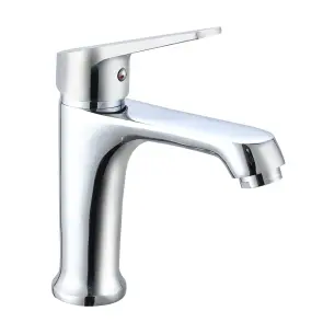 Смеситель для умывальника WEZER VRL118-02, Ø35, хром №1