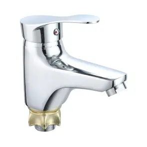 Змішувач для умивальника WEZER VRL114-04, Ø40, хром №1