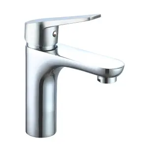 Змішувач для умивальника WEZER VRL112-02, Ø35, хром №1