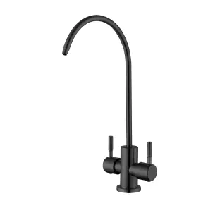 Монокран-фасетка WEZER EKO4S-13-BLACK подвійний, неіржавіюча сталь, чорний №1