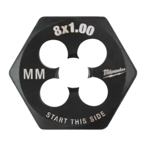 Плашка шестигранна MILWAUKEE, М8-1,00мм №1