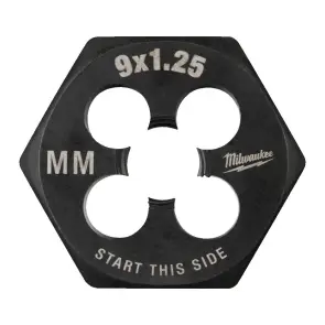Плашка шестигранна MILWAUKEE, М9-1,25мм №1