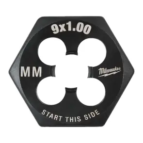 Плашка шестигранна MILWAUKEE, М9-1,00мм №1