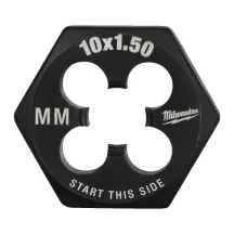 Плашка шестигранна MILWAUKEE, М10-1,50мм