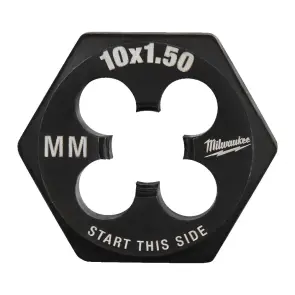 Плашка шестигранна MILWAUKEE, М10-1,50мм №1