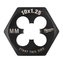 Плашка шестигранна MILWAUKEE, М10-1,25мм