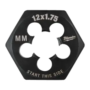 Плашка шестигранна MILWAUKEE, М12-1,75мм №1