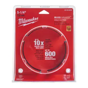 Коронка по дереву MILWAUKEE BIGHAW діаметр 133мм №2