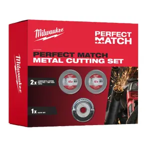 Набір абразивних дисків PRO+ 125 х 1 мм + гайка Fixtec, MILWAUKEE №1