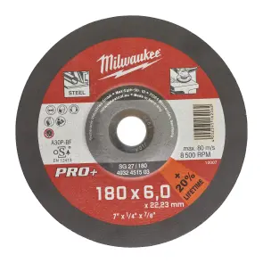 Диск зачистный по металлу MILWAUKEE, SG 27/115х6 PRO+, диаметр 115мм №2