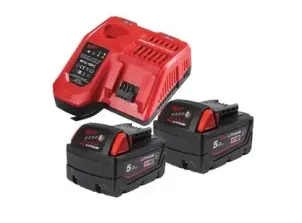 Енергокомплект Li-Ion MILWAUKEE, M18 NRGCR-502 (зарядний пристрій M12-18FC, 2 акумулятори М18 B5-CR 5Аг) №2