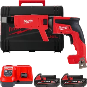 Шуруповерт для гипсокартона аккумуляторный бесщеточный MILWAUKEE, M18 FSGC-202X, 13Нм (зарядное устройство M12-18 FC, 2 аккумулятора №1