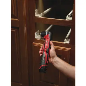 Дрель угловая аккумуляторная MILWAUKEE, C12 RAD-202В, 12Нм (зарядное устройство С12 С, 2 аккумулятора М12 В2 2Ач, в сумке для инструмента) №11