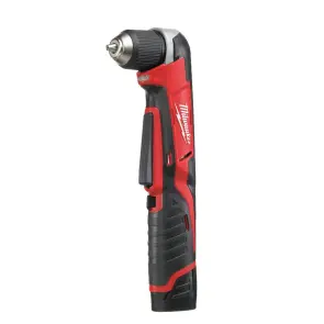 Дрель угловая аккумуляторная MILWAUKEE, C12 RAD-202В, 12Нм (зарядное устройство С12 С, 2 аккумулятора М12 В2 2Ач, в сумке для инструмента) №12