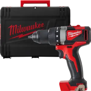Дрель-шуруповерт аккумуляторная бесщеточная MILWAUKEE, M18 BLDD2-0X, 82Нм (каркас, клипса на ремень, HDкейс) №1