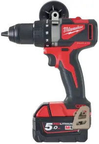 Дрель-шуруповерт аккумуляторная бесщеточная MILWAUKEE, M18 BLDD2-502X, 82Нм (зарядное устройство М12-18 FС, 2 аккумулятора М18 В5 5А №3