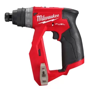 Дрель-шуруповерт аккумуляторная бесщеточная MILWAUKEE, M12 FDDX-0, 34Нм (каркас без насадок, клипса для ремня) №7